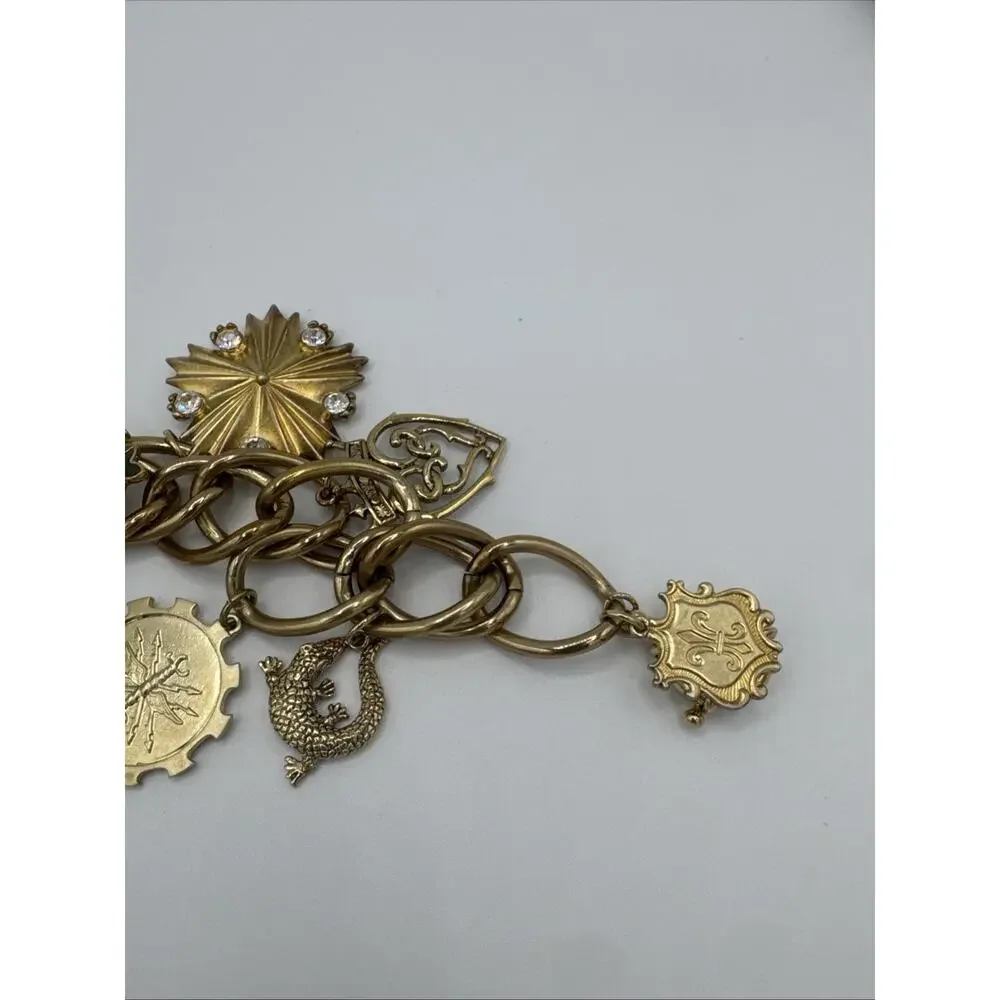 Miss Tina Taste of Couture Gold Bracelet with TM Circular Monogram